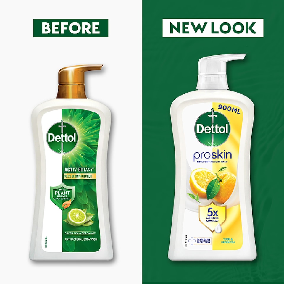 Dettol Body Wash / Shower Gel Bottle 900g - Activ Botany